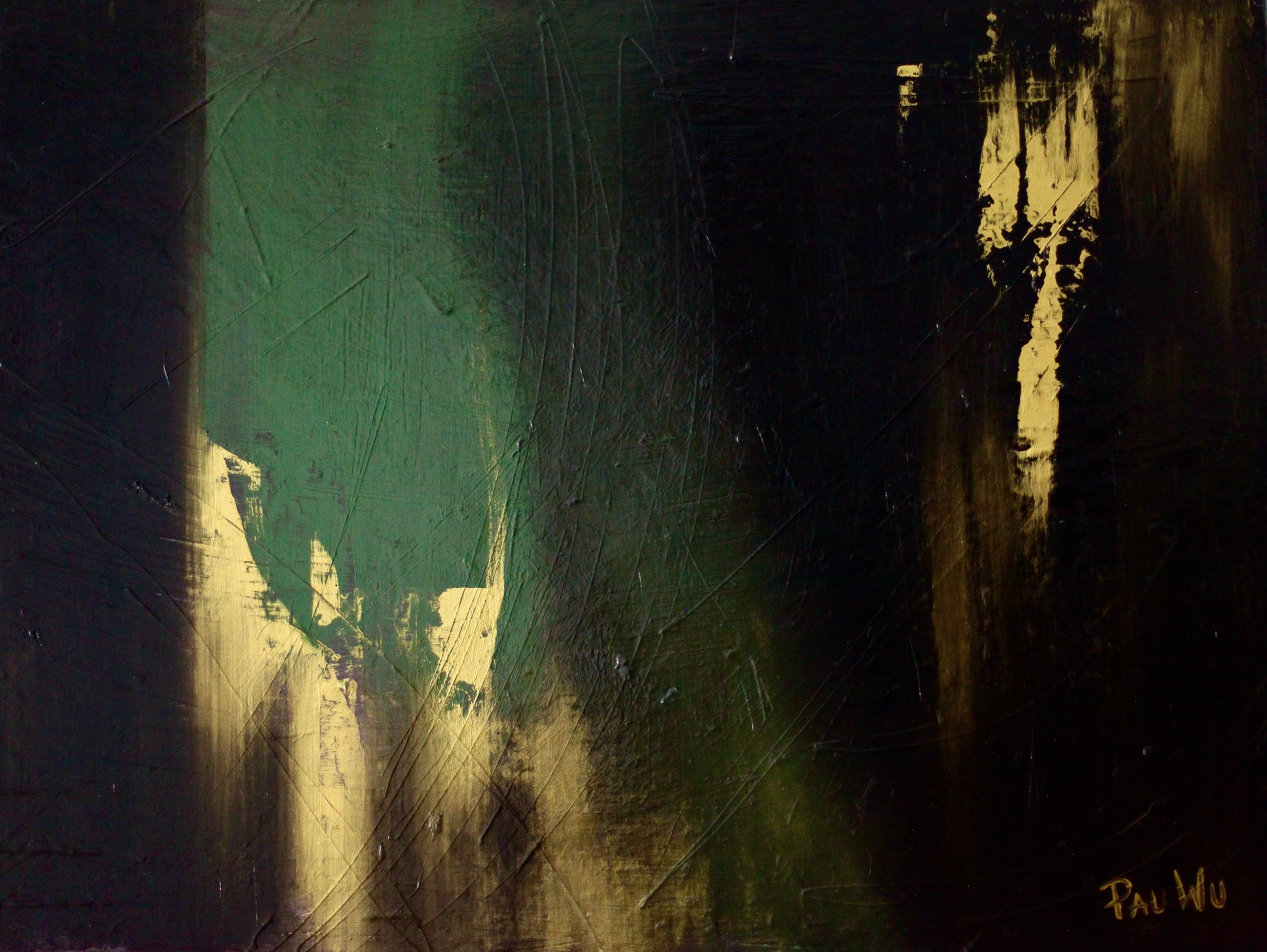 peinture abstraite contemporaine pauwu peintre