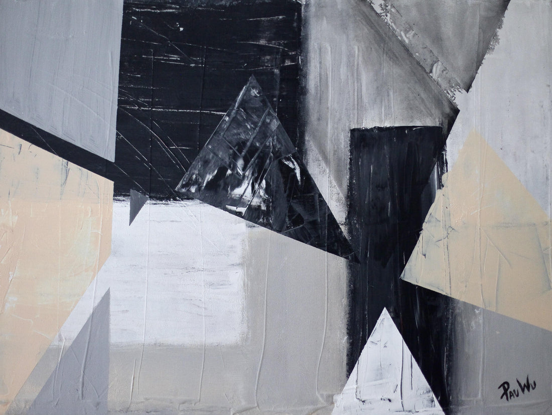 peinture abstraire artiste contemporain pauwu Pau wu 