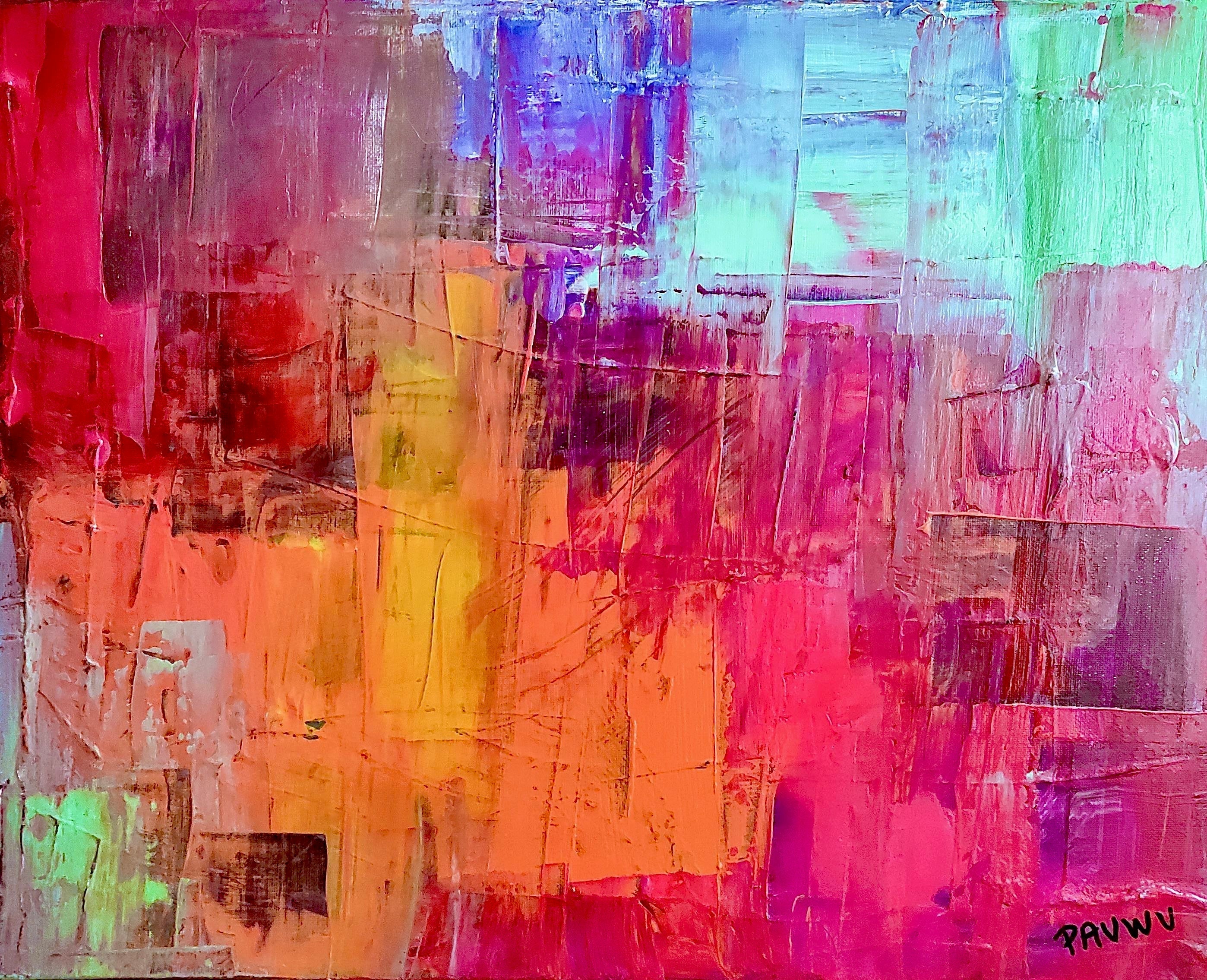 abstraction lyrique peinture abstraite contemporaine pauwu artiste peintre