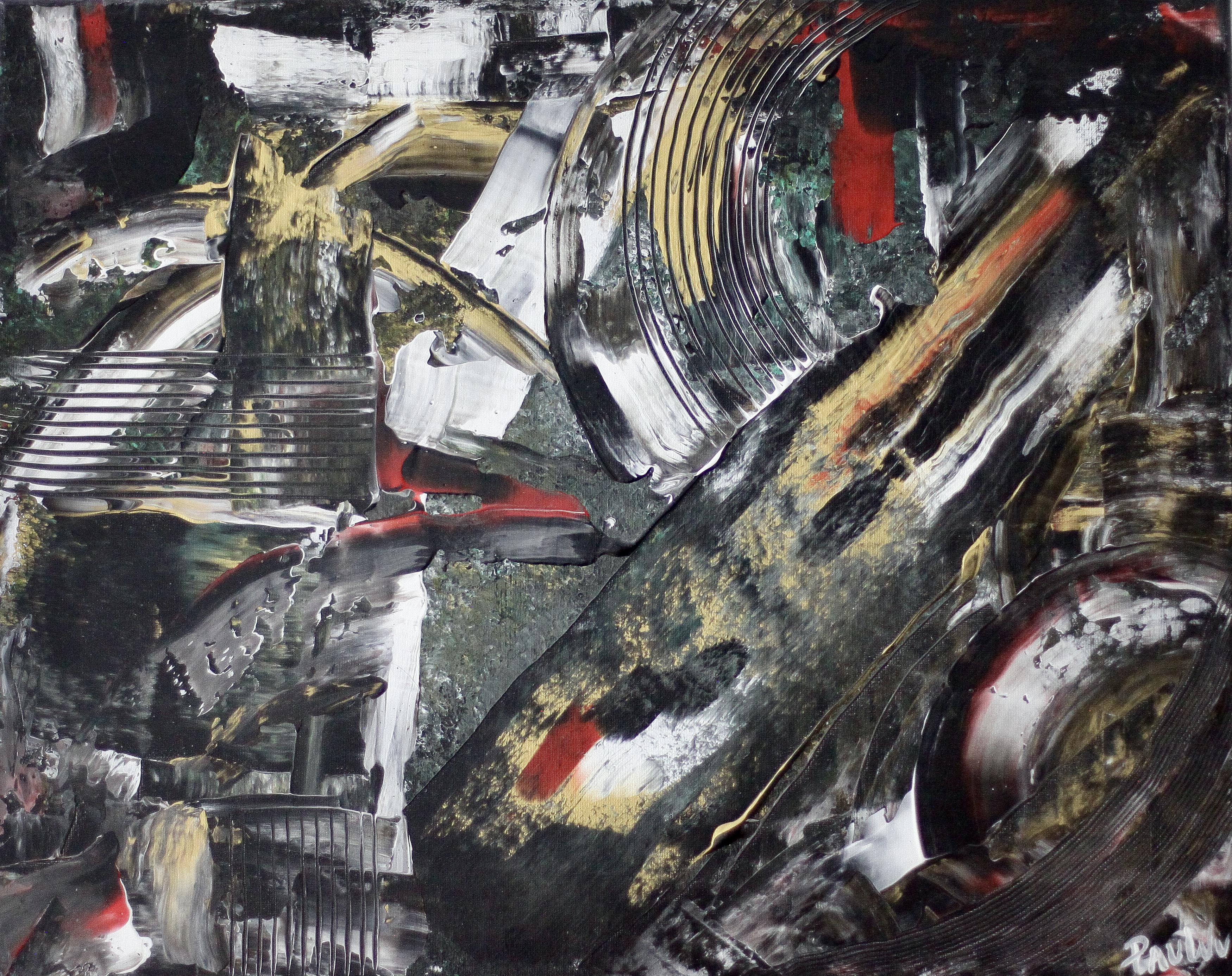 peinture abstraite contemporaine pauwu