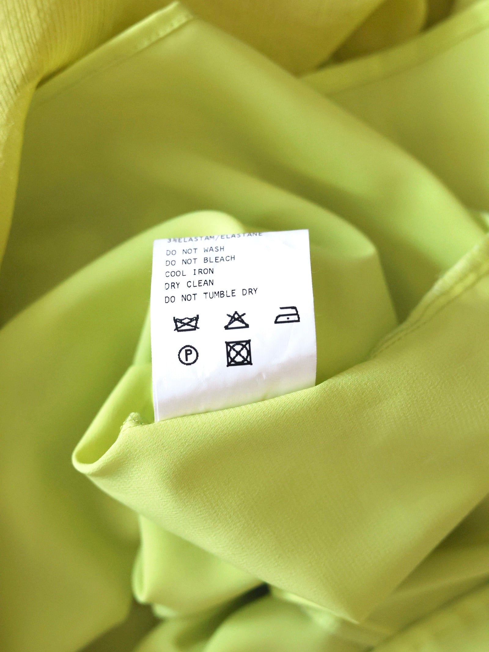 Robe cocktail vert anis Ungaro Fuchsia