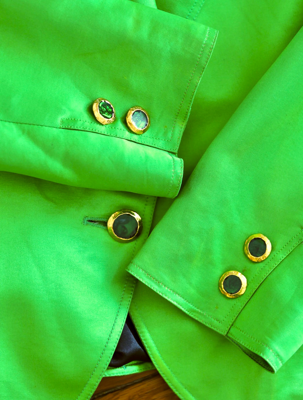 Blazer vert scintillant Ungaro Parallèle
