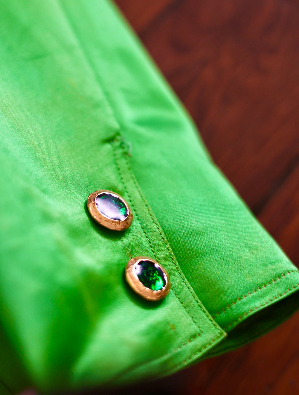 Blazer vert scintillant Ungaro Parallèle