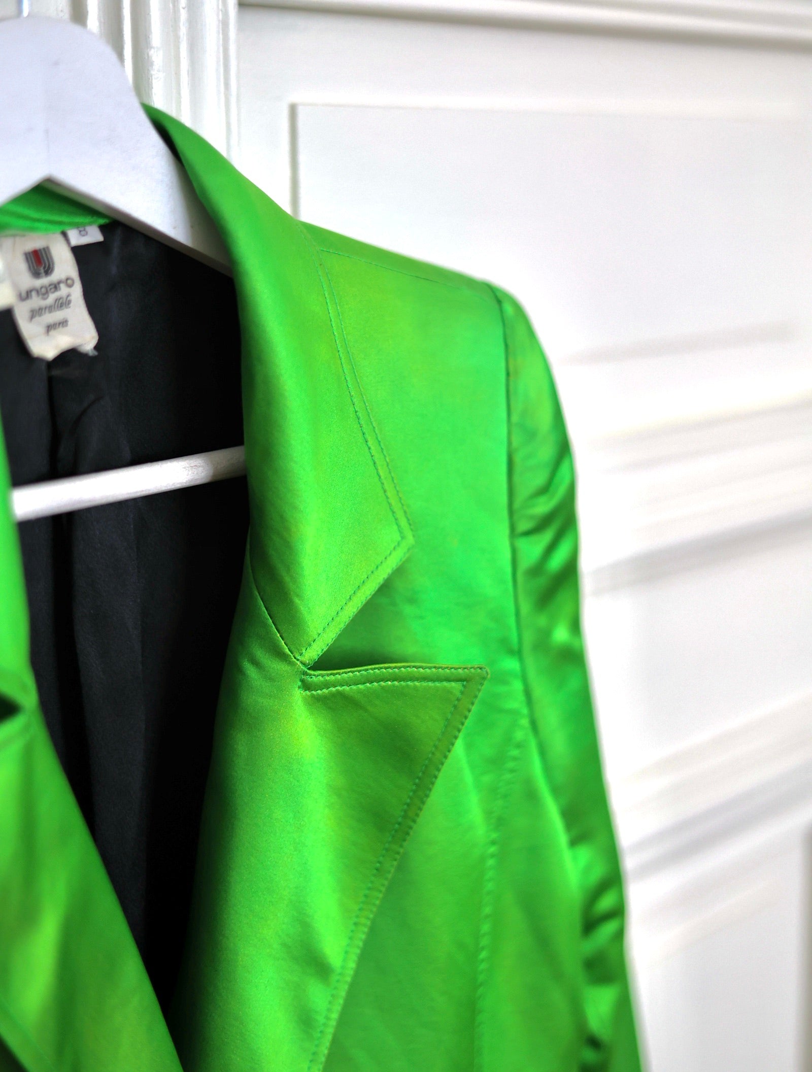 Blazer vert scintillant Ungaro Parallèle