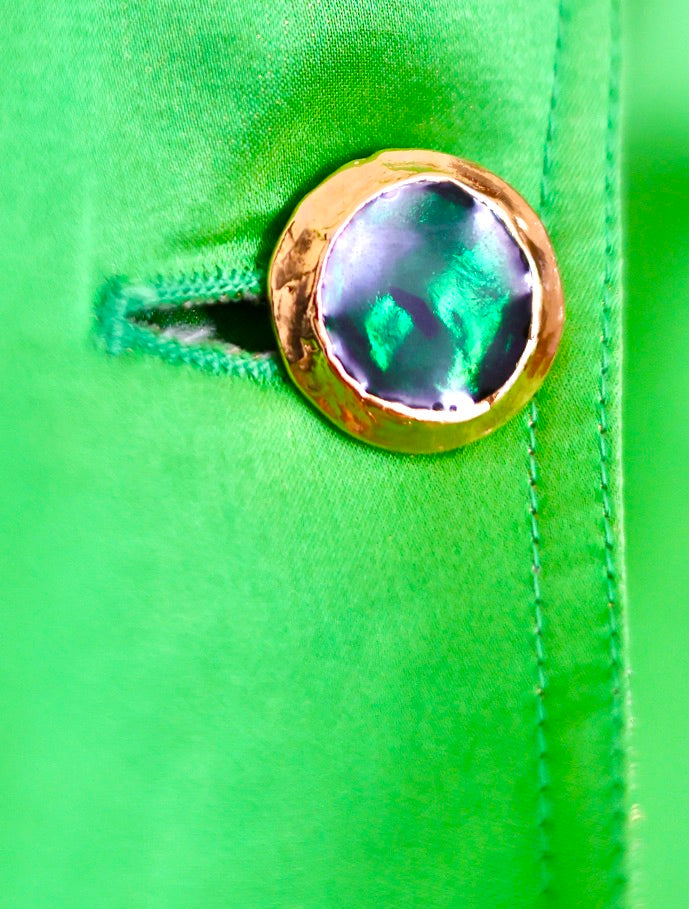 Blazer vert scintillant Ungaro Parallèle