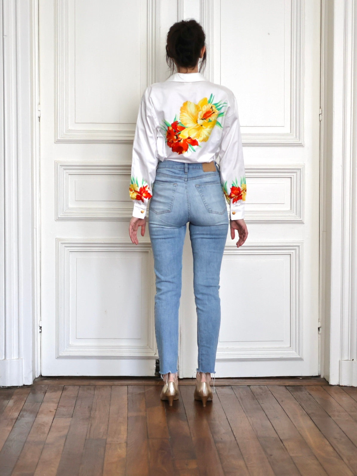 Chemise fleurs tropicales Escada Margaretha Ley