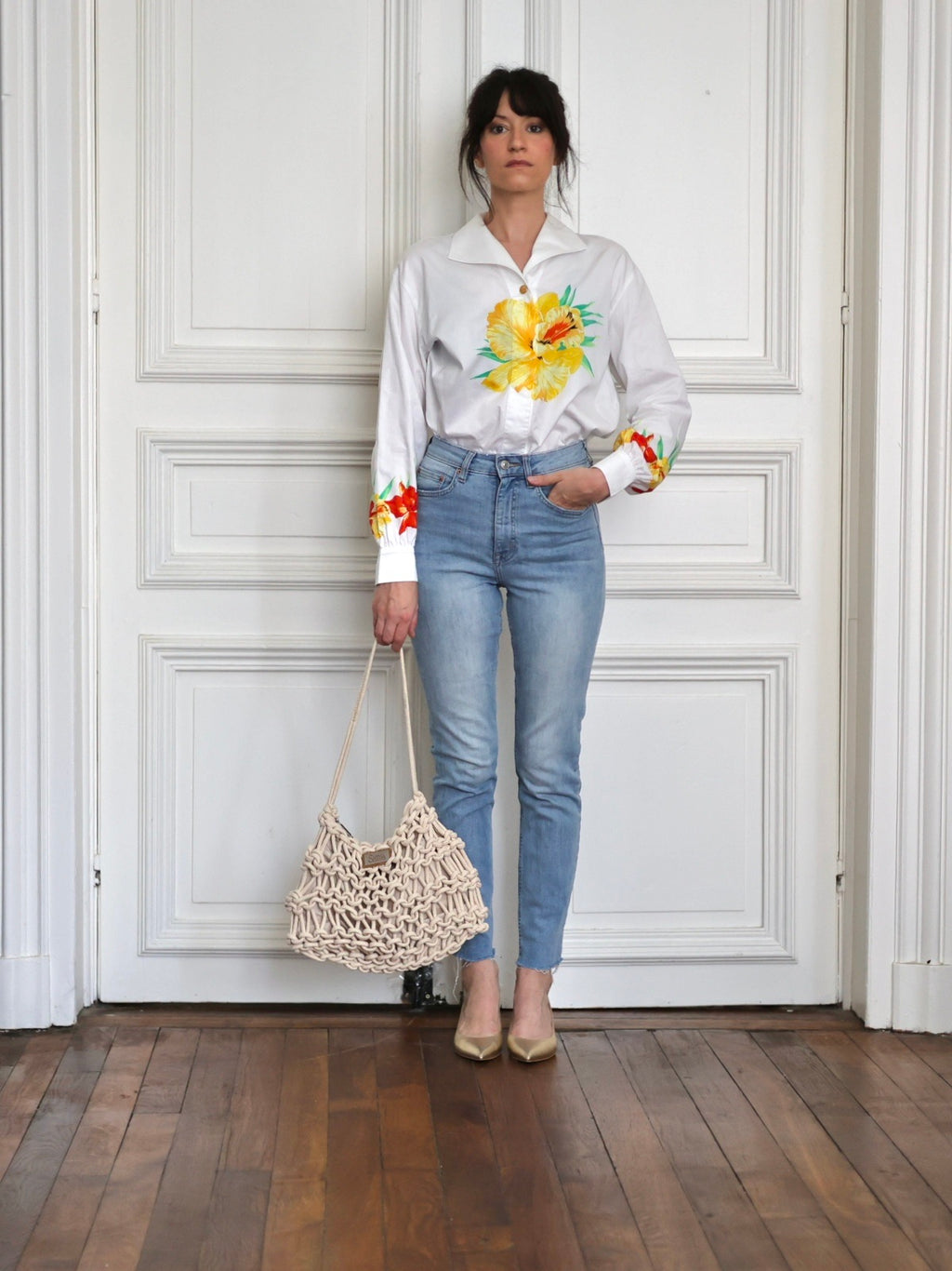 Chemise fleurs tropicales Escada Margaretha Ley
