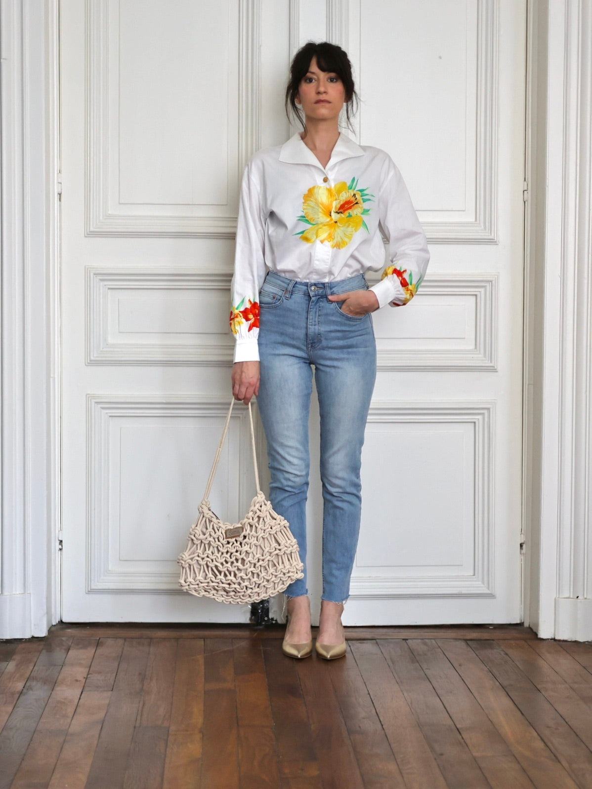 Chemise fleurs tropicales Escada Margaretha Ley