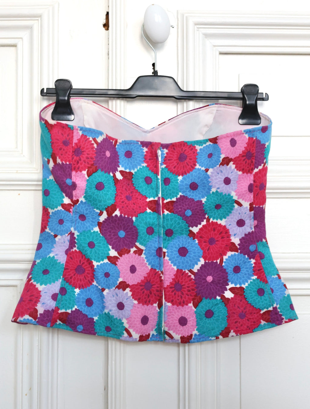 Bustier floral vintage Ungaro Parallèle Paris – Années 2000