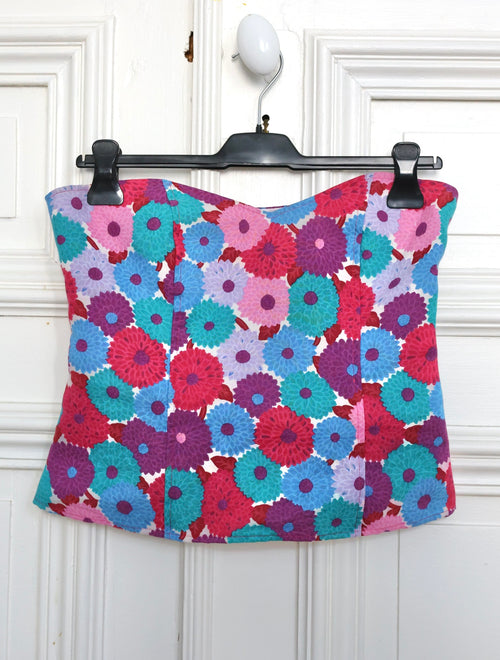 Bustier floral vintage Ungaro Parallèle Paris – Années 2000