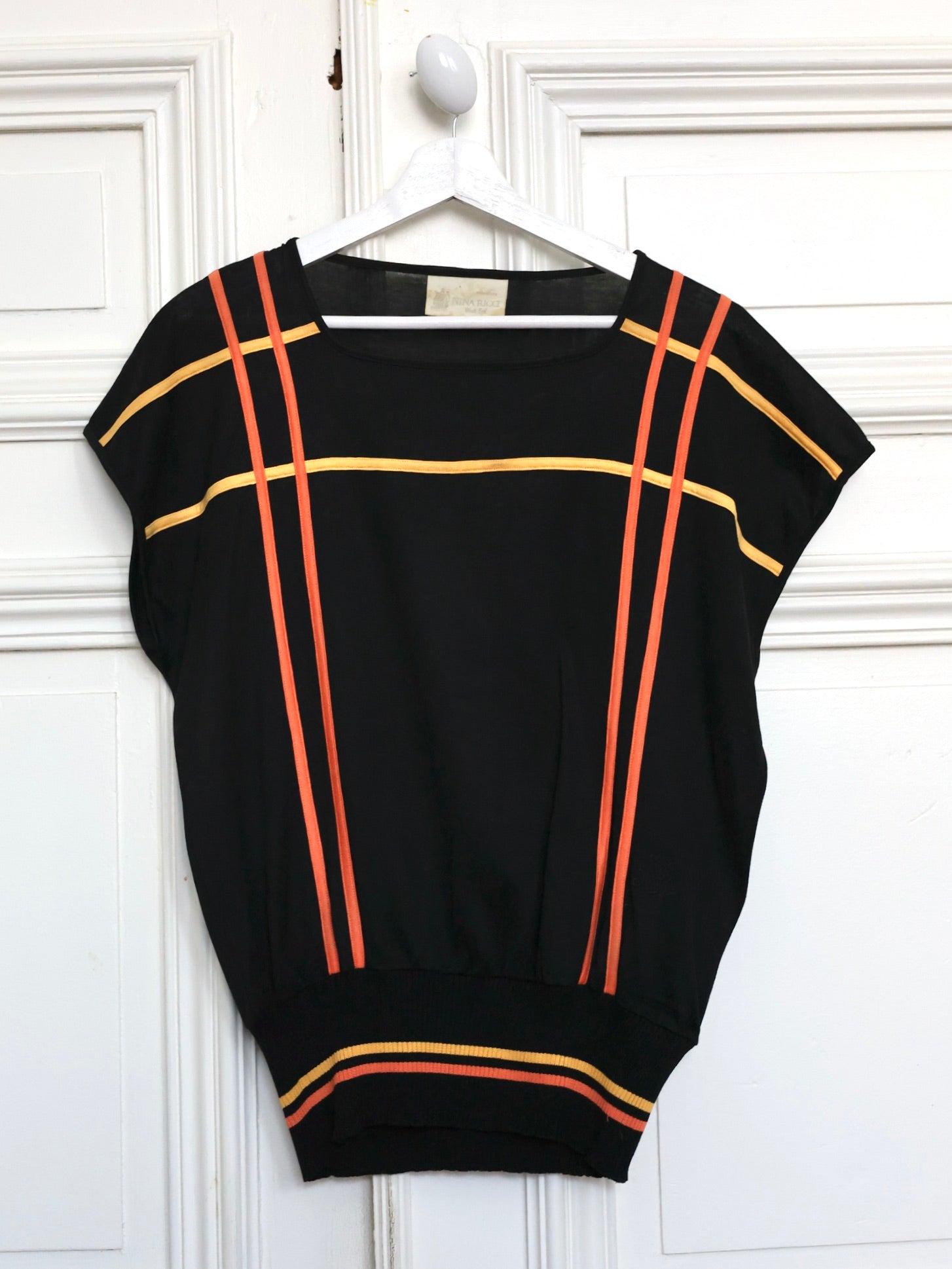 T-shirt à lignes graphiques Nina Ricci