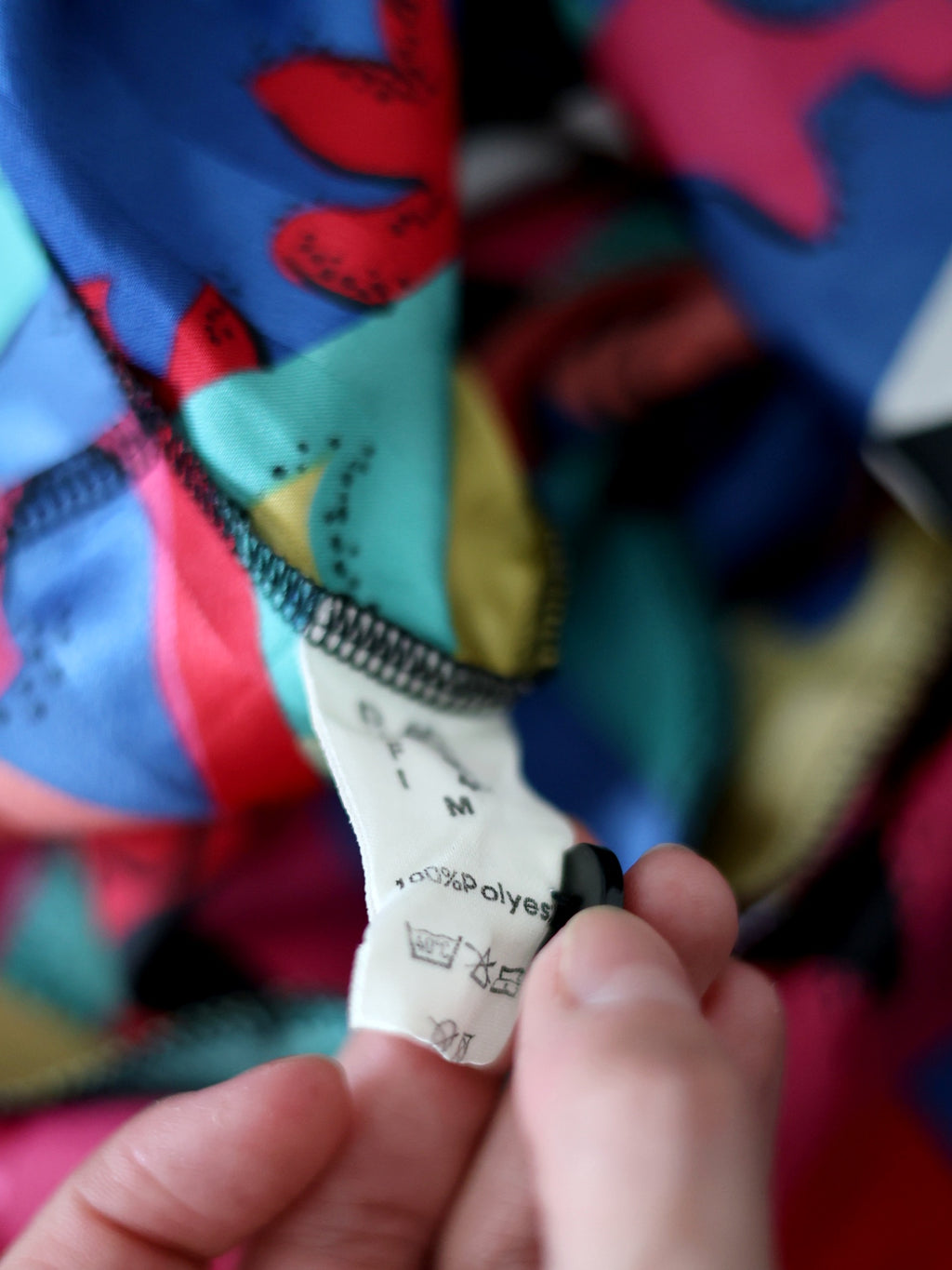 Robe multicolore Louis Féraud Beachwear 80s 90s