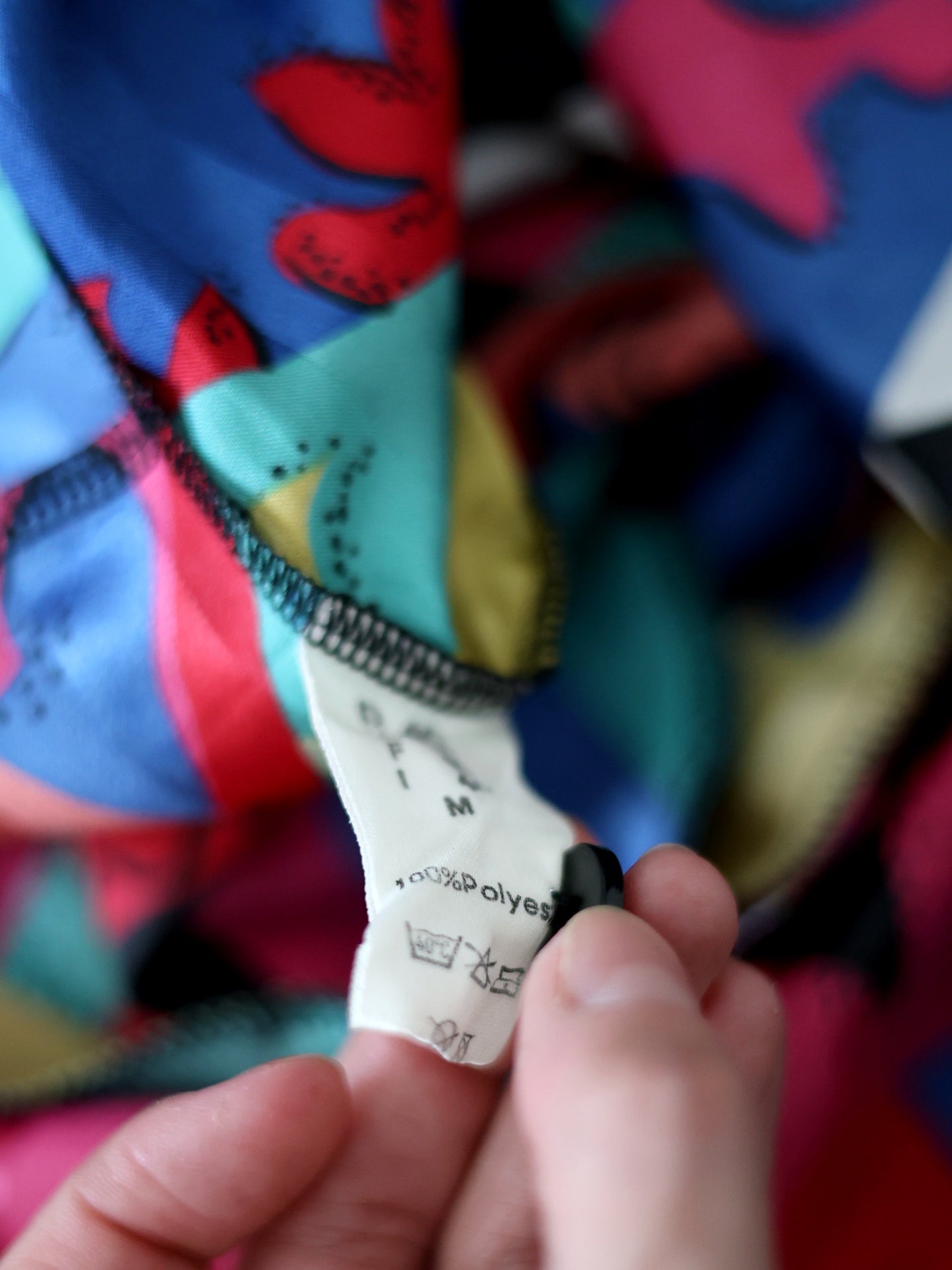 Robe multicolore Louis Féraud Beachwear 80s 90s