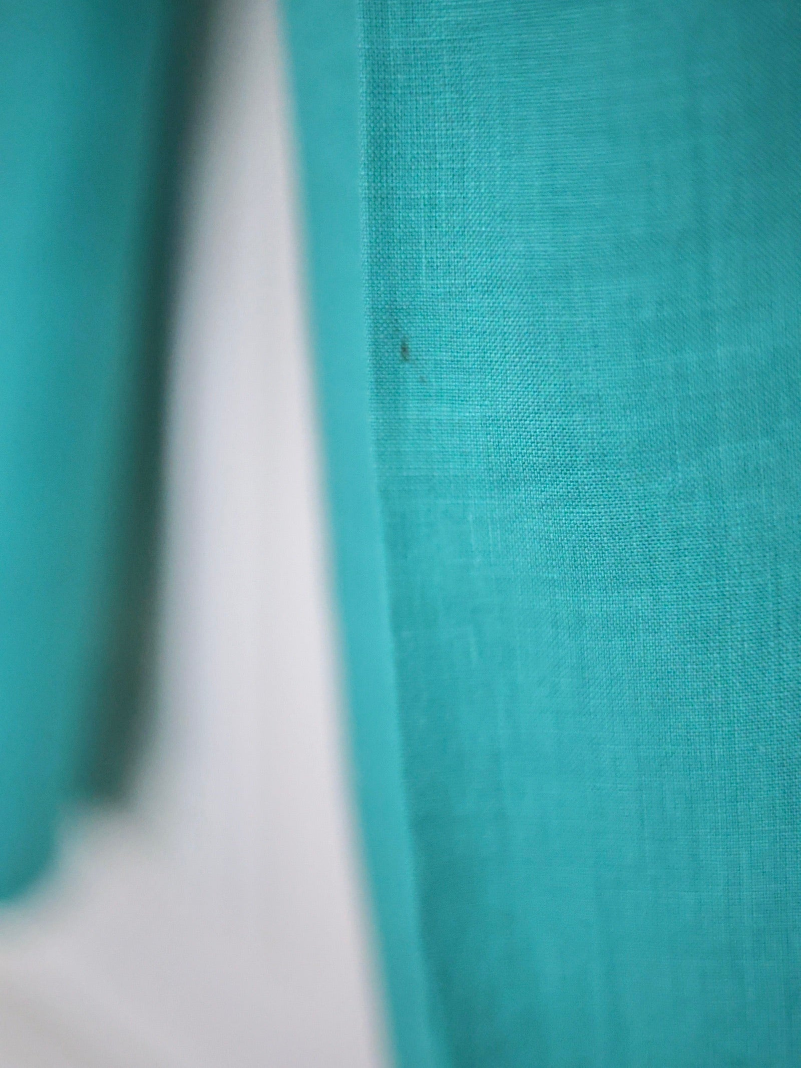 Pantalon turquoise taille haute Ungaro Parallèle 80s